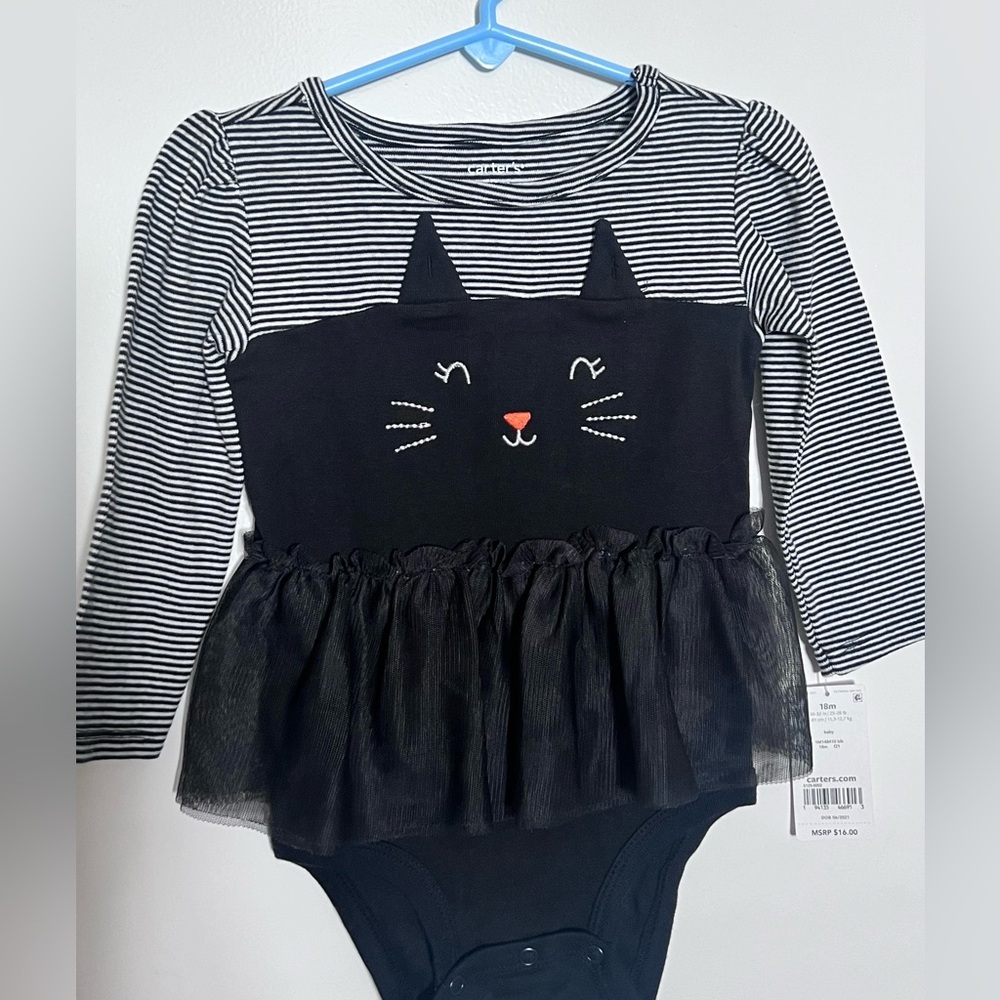 Carters kitty tule Onesie